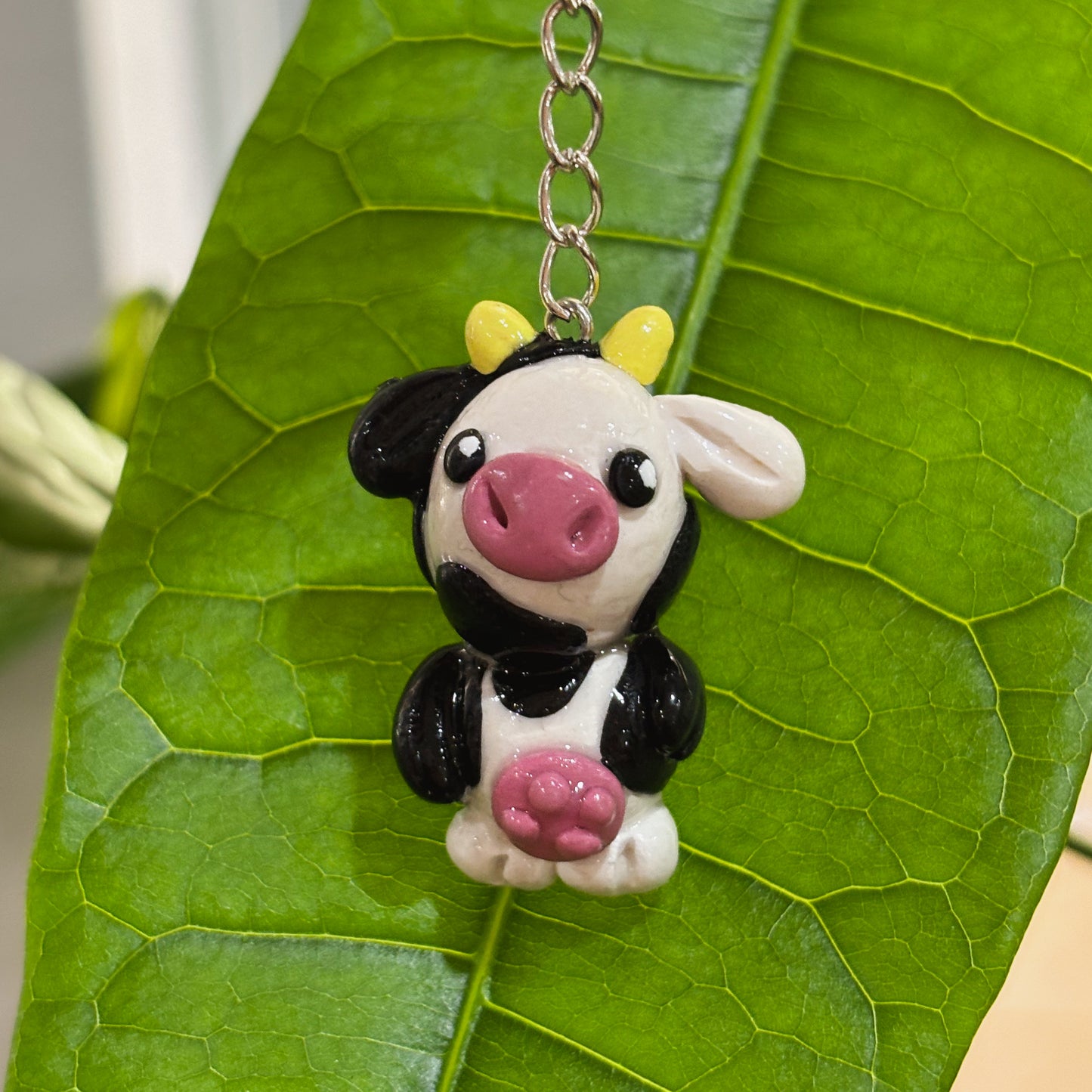 Cow Keyring