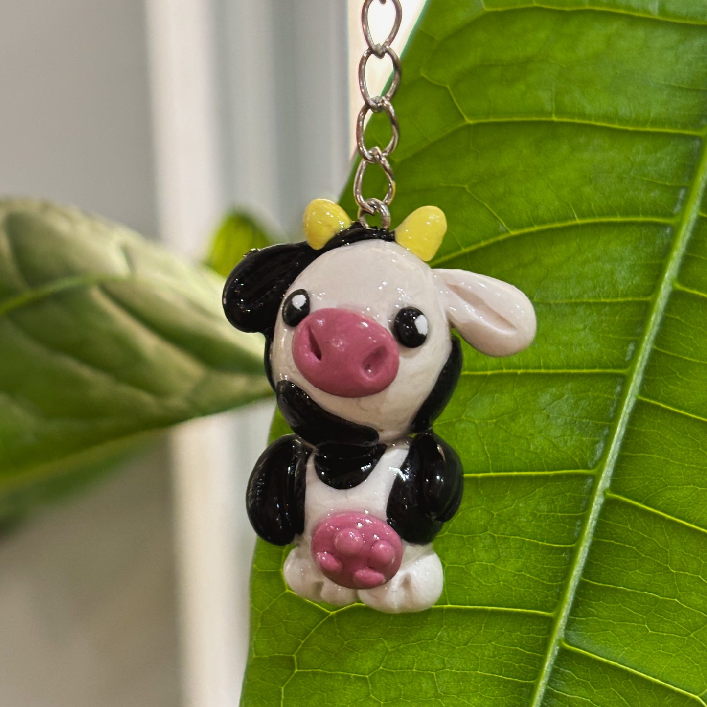 Cow Keyring
