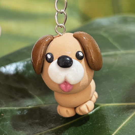 Simple Puppy Keyring