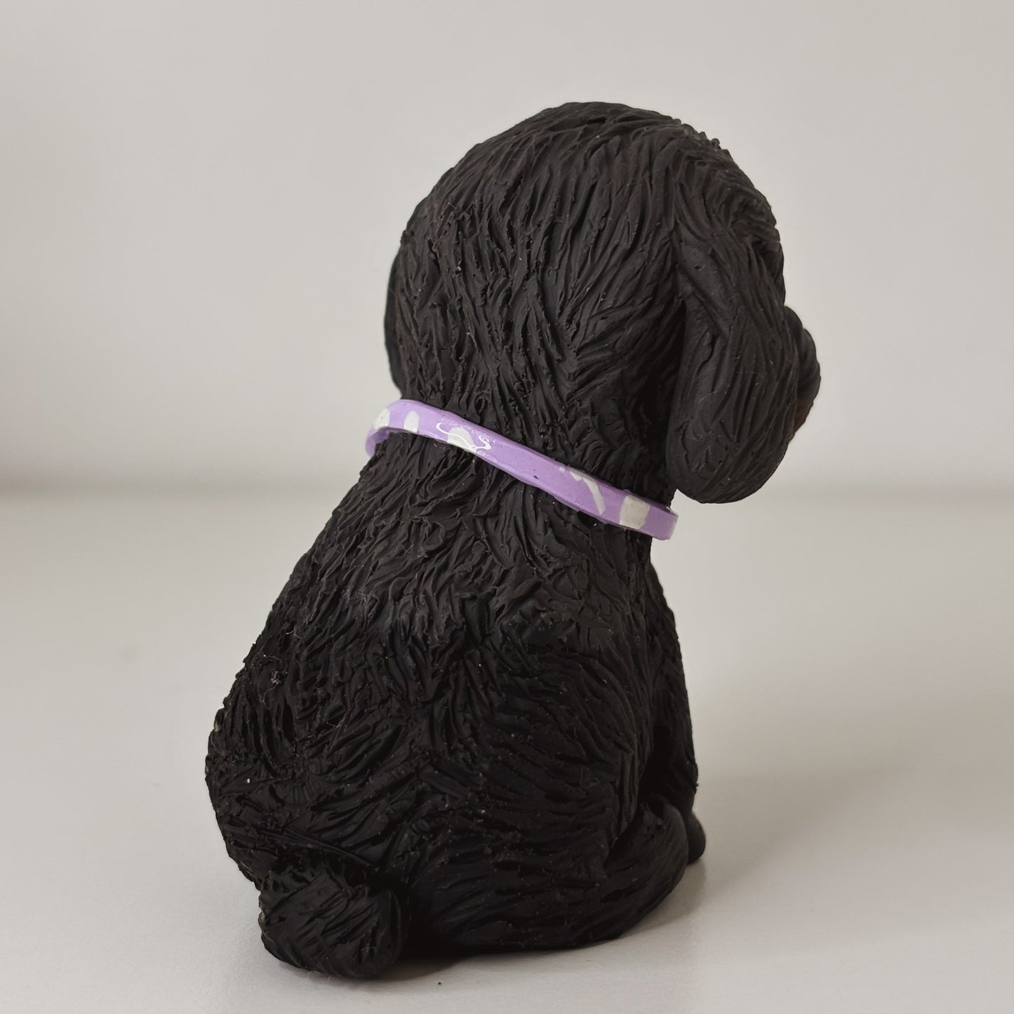 Black Poodle Figurine