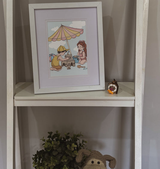 Day at the Beach Print