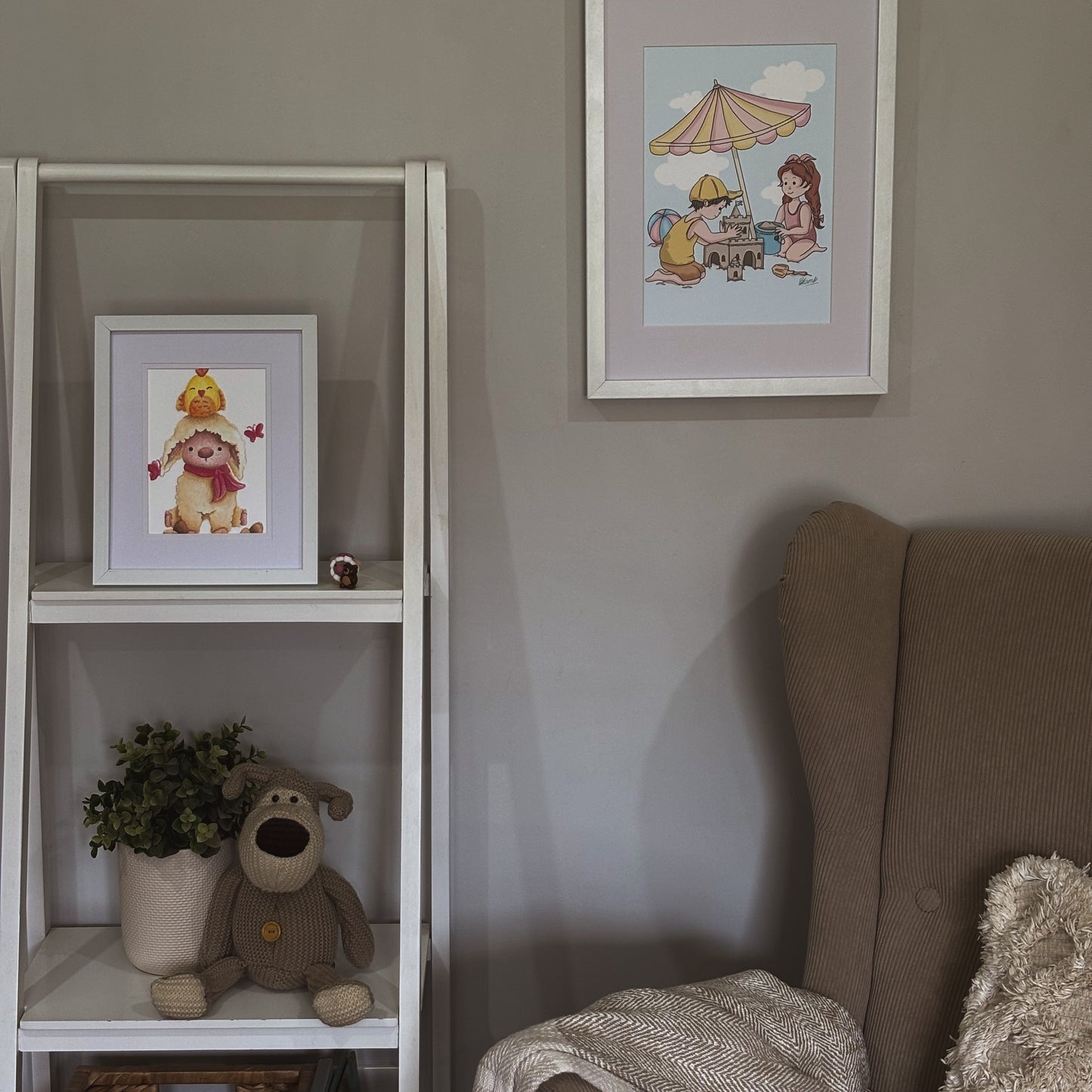 Day at the Beach Print