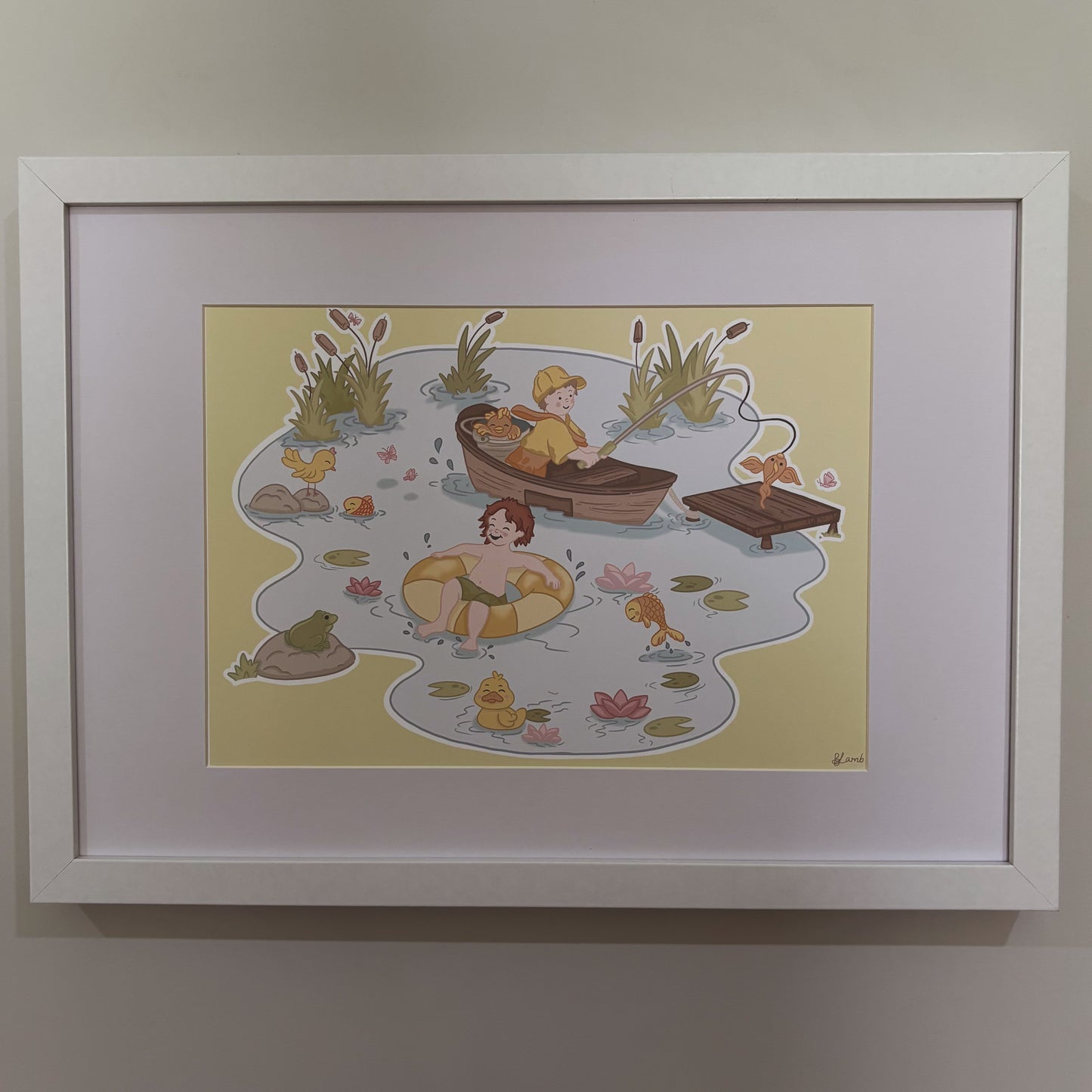 By the Pond Print