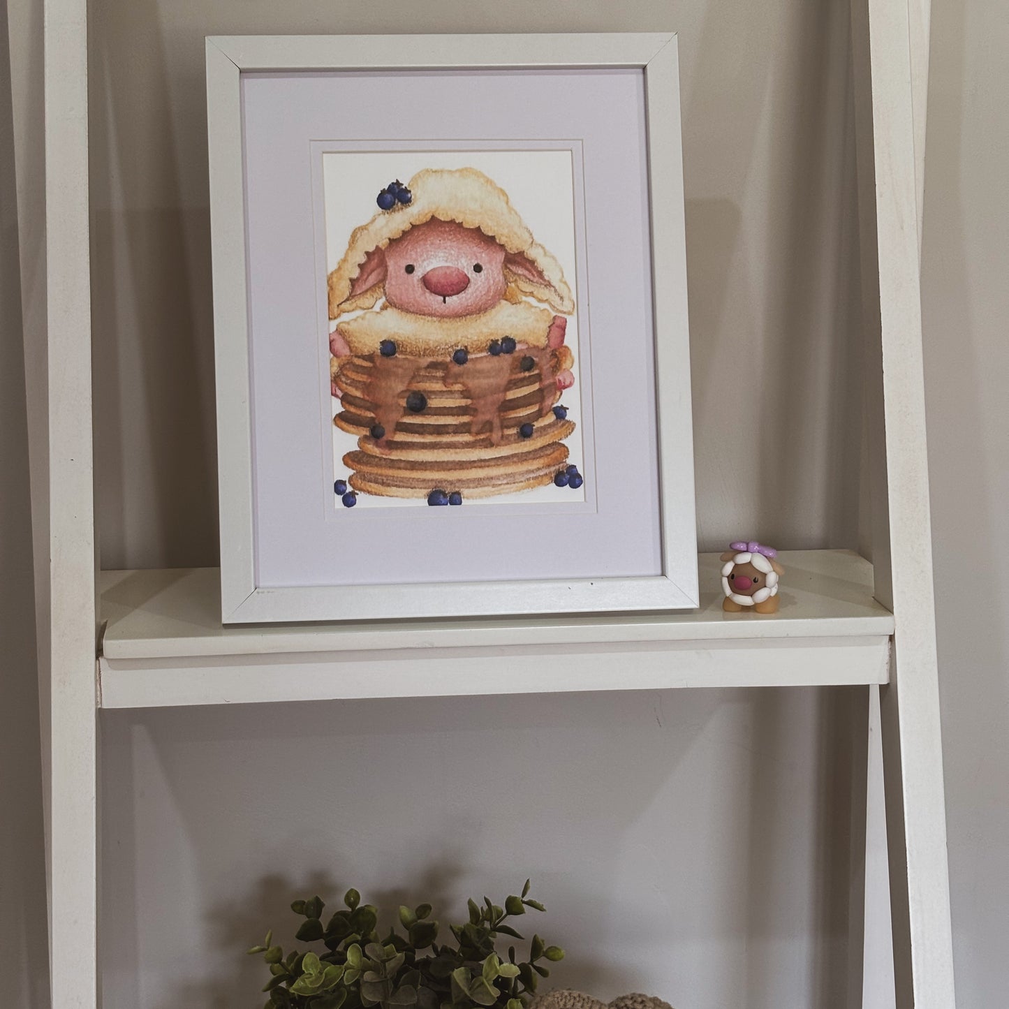 Blueberry Pancake Lamb Print