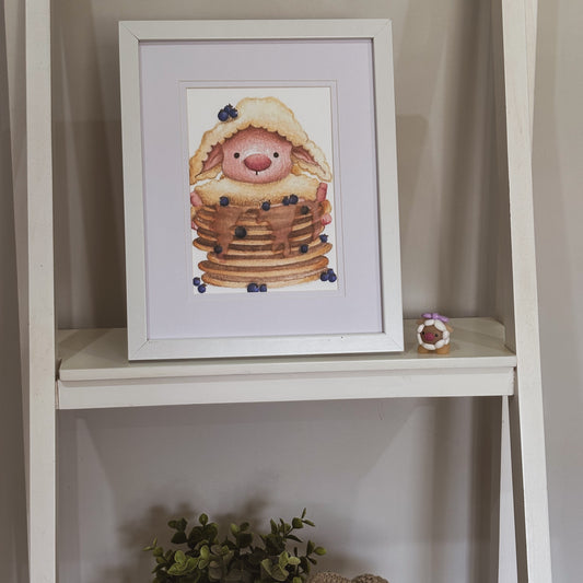 Blueberry Pancake Lamb Print