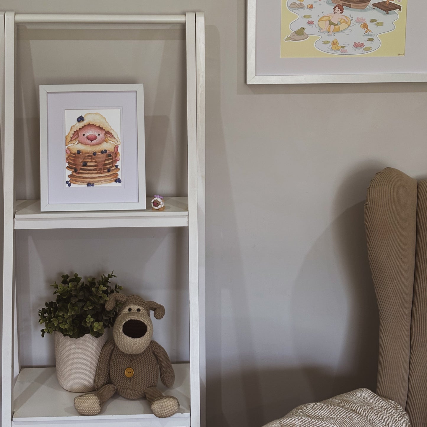 Blueberry Pancake Lamb Print