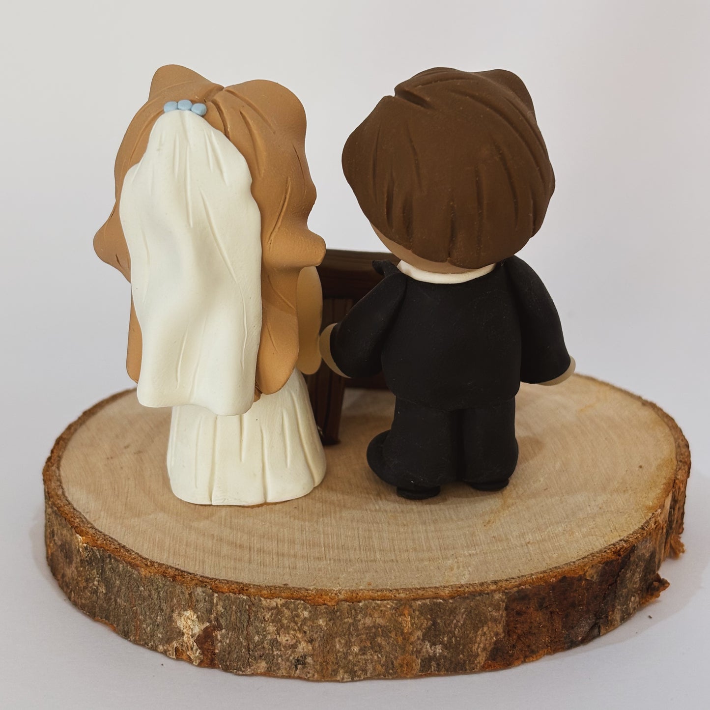 Wedding Couple with Sign