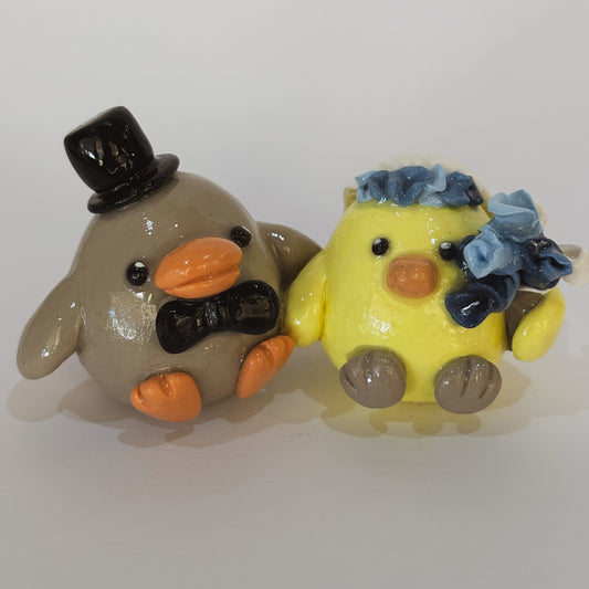 Chick and Duck Wedding