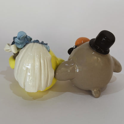 Chick and Duck Wedding